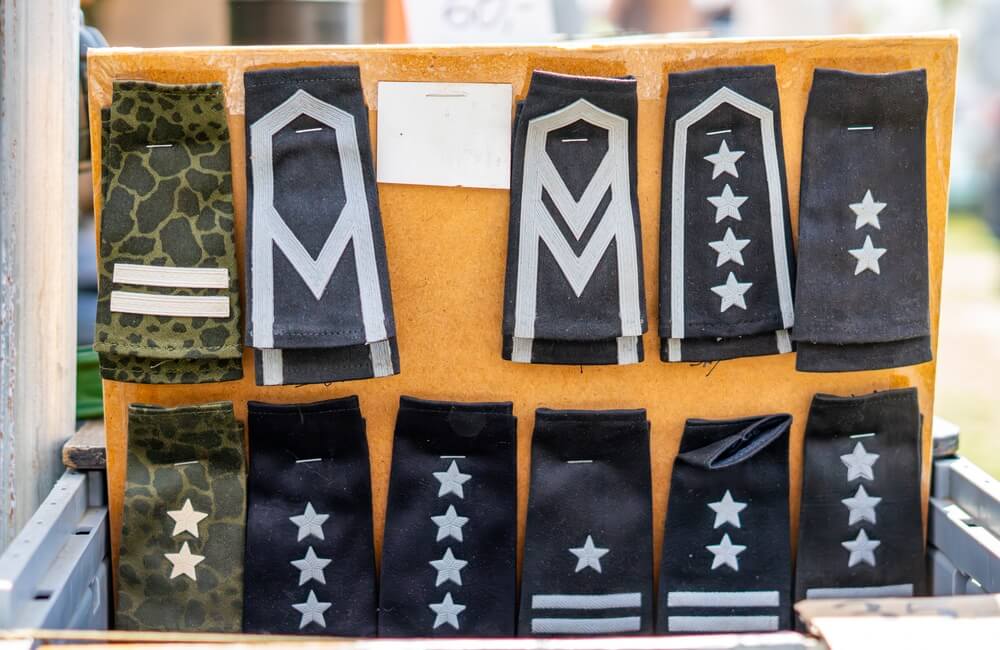 Esquema jerárquico del escalafón militar con las cuatro categorías de empleos de las Fuerzas Armadas