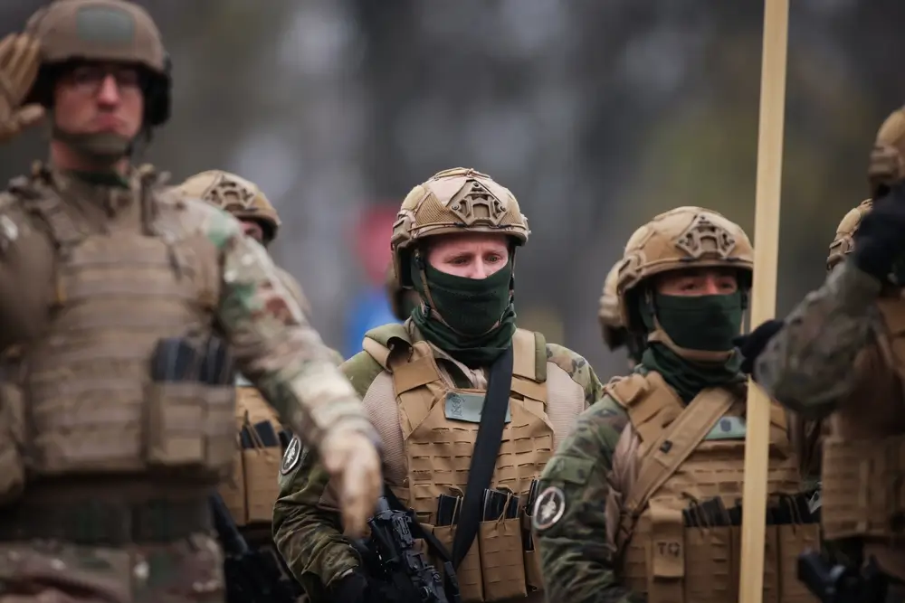 Soldados en misión internacional desplegados en el exterior durante una operación de las Fuerzas Armadas
